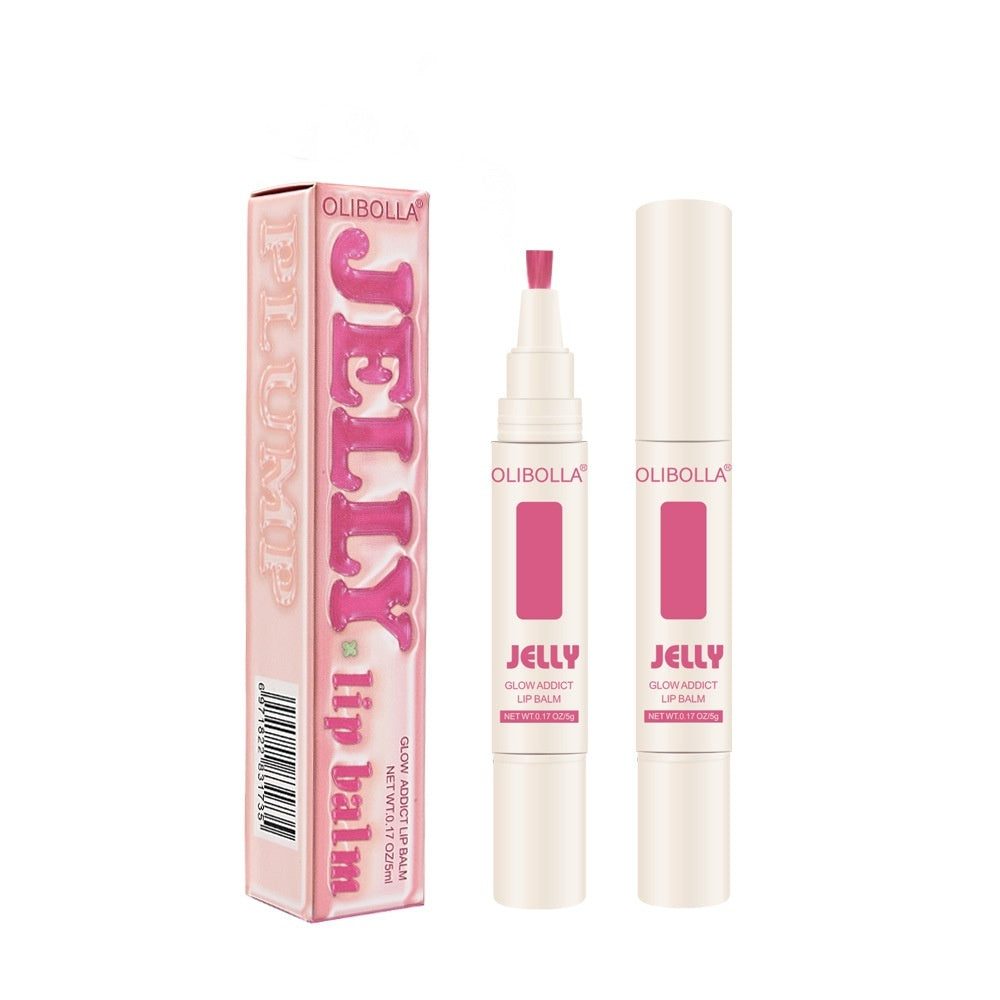 Lip And Cheek Dual-use Matte Finish Velvet Mirror Jelly Lip Lacquer