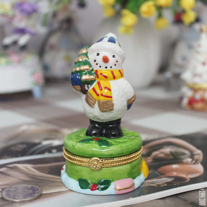 European And American Ceramic Crafts Jewelry Box Home Decoration