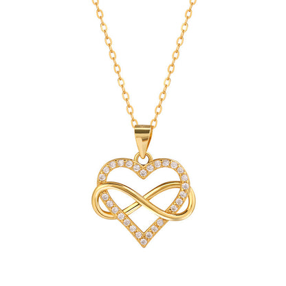 Unlimited Love Necklace Women Wrapped Love Valentine&