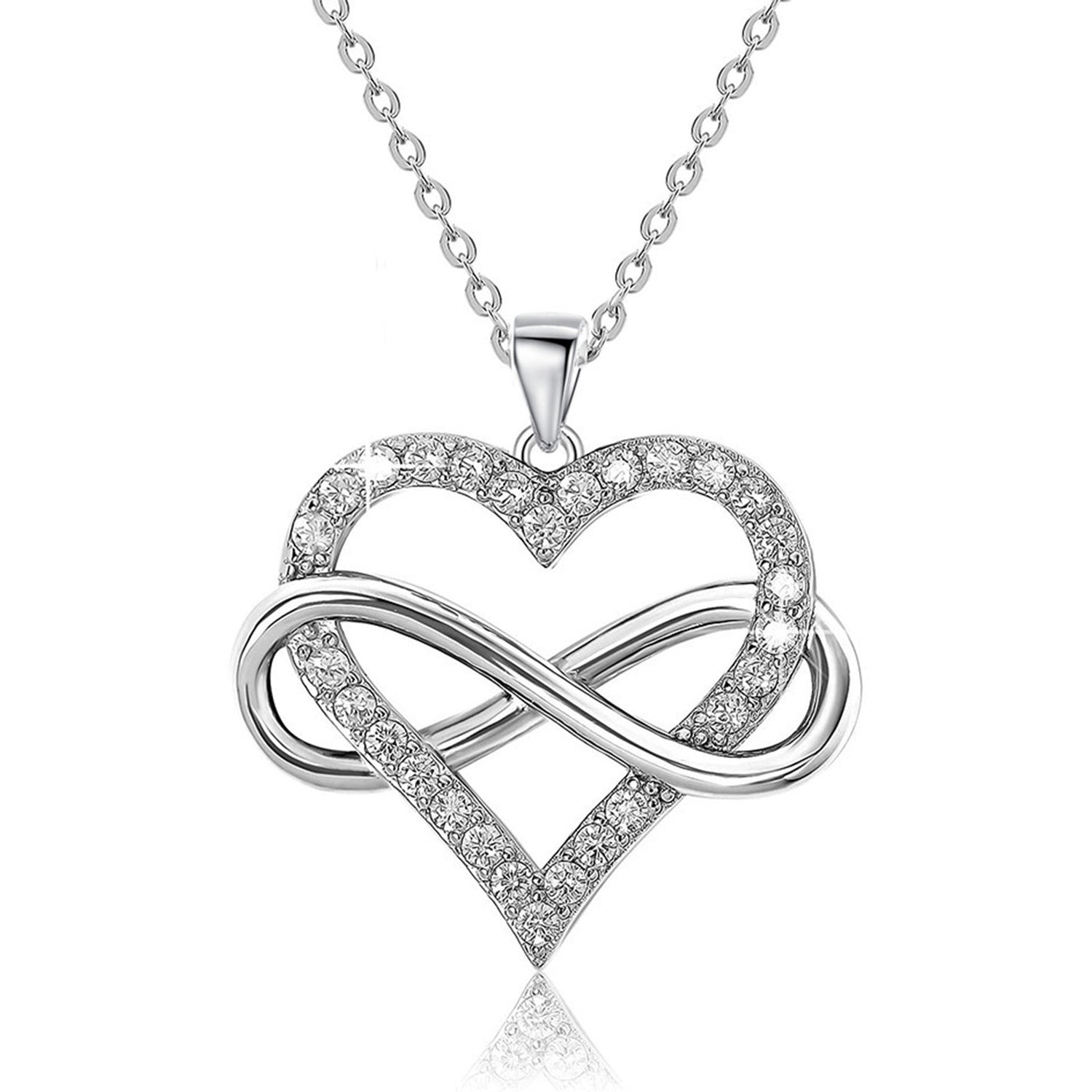 Unlimited Love Necklace Women Wrapped Love Valentine&