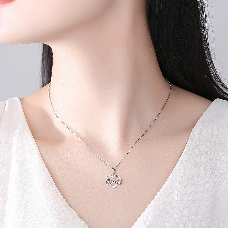 Unlimited Love Necklace Women Wrapped Love Valentine&