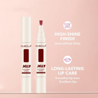 Lip And Cheek Dual-use Matte Finish Velvet Mirror Jelly Lip Lacquer