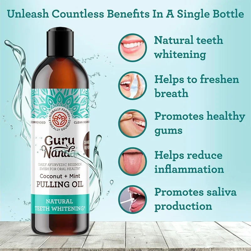 Pulling Coconut Oil Mouthwash Mint